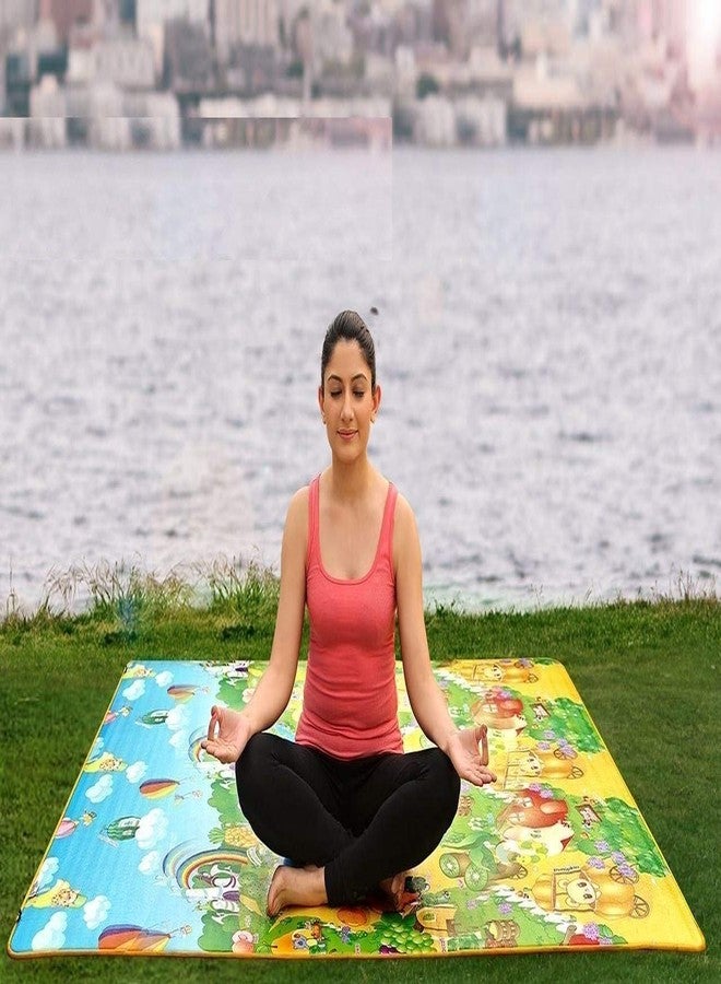 Vruta Mall India Waterproof Double-Sided Child Activity Foam Floor Soft Kid Educational Gym Crawl Ocean Zoo Carpet Baby Play Mat, 120x180cm - Image 5
