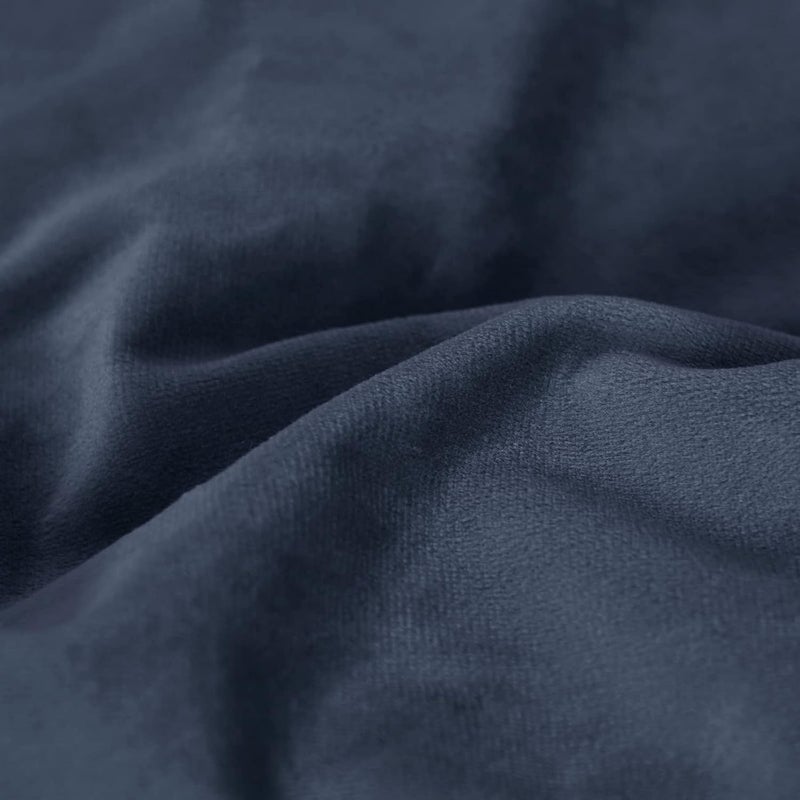 PHF Truly Velvet Fitted Sheet King Size (200cm x 200cm), Luxury Super Soft Cozy Comfy Bed Sheets with 40cm' Deep Pocket, Suitable for Fall Winter and Spring, No Pillowcases, Blue Greyish color - Image 5