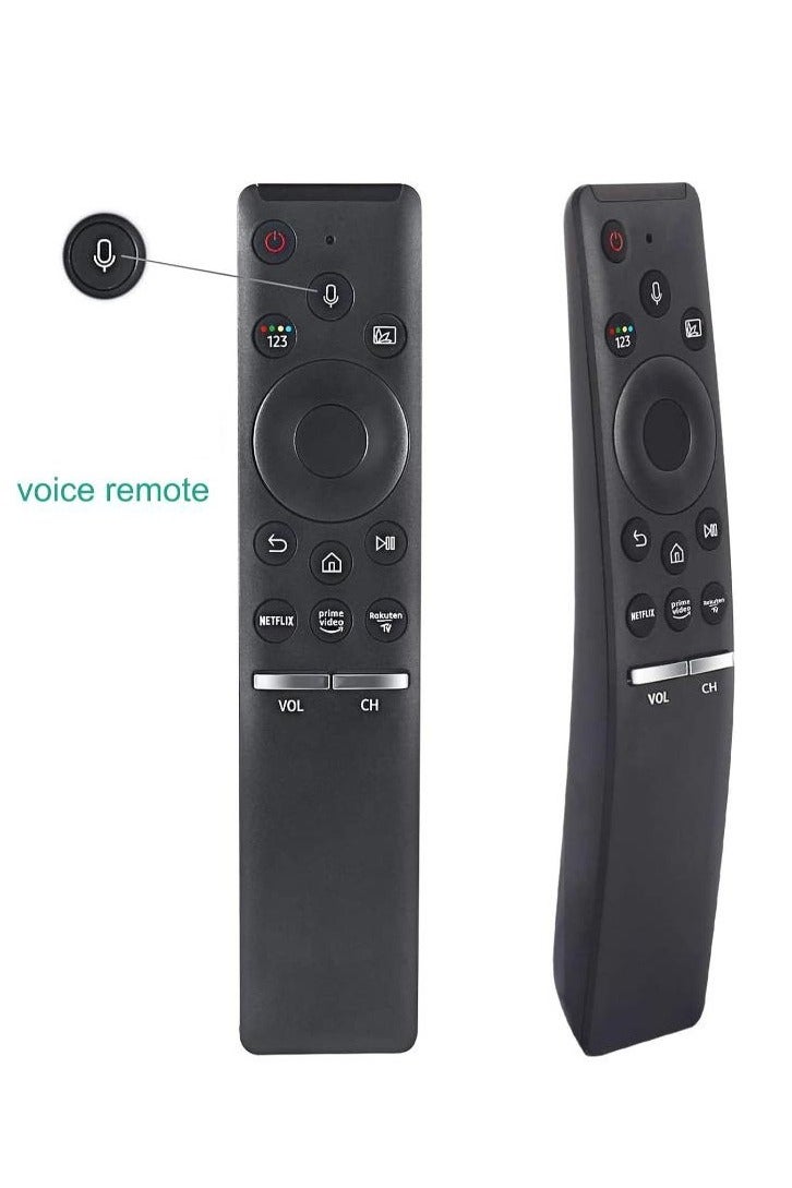 Replacement Remote Control Compatible with Samsung 4K UHD Smart TVs with  Rakuten Tv Netflix, and Prime Video Buttons,, Infrared , With Voice Function - Image 1