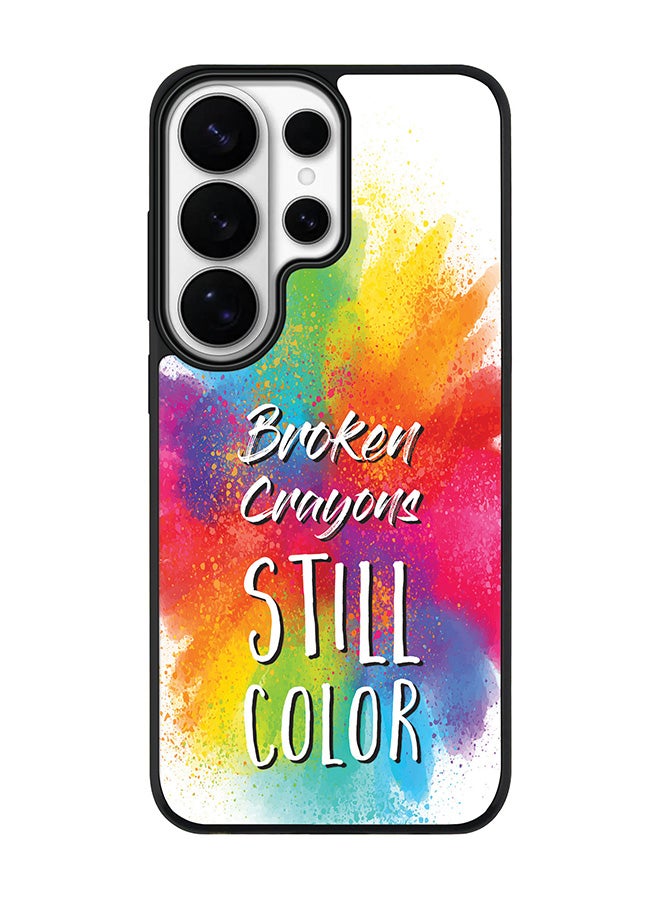 Stylizedd For Samsung Galaxy S26 Ultra Case, [Compatible with MagSafe] Slim Magnetic cover Phone Case -  Broken Colors - Image 1