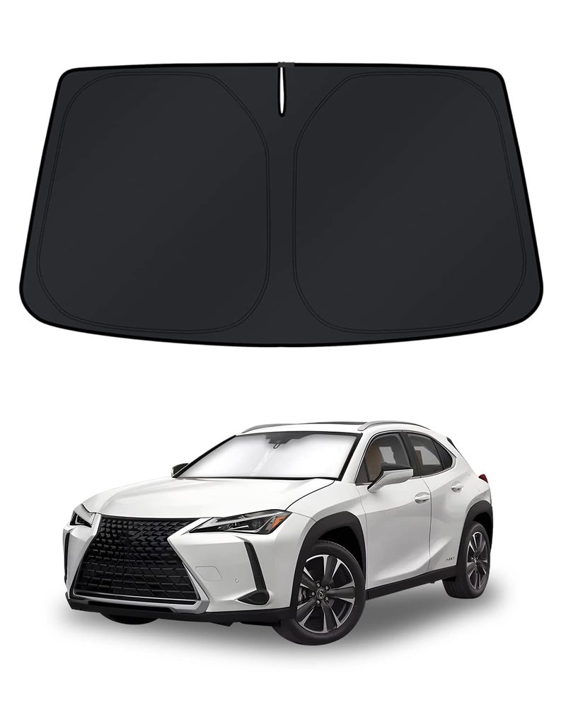 KUST Windshield Sun Shade for 20192024 2025 2026 Lexus UX 200250h260h300h300e Accessories Window Shade Sun Cover Foldable Block UV Rays Keep Car Cooler
