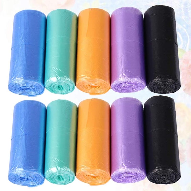 PRETYZOOM 200 عبوة أكياس قمامة سميكة متينة للمطبخ والحمام وغرفة النوم وبطانة سلة نفايات السيارة - Image 3