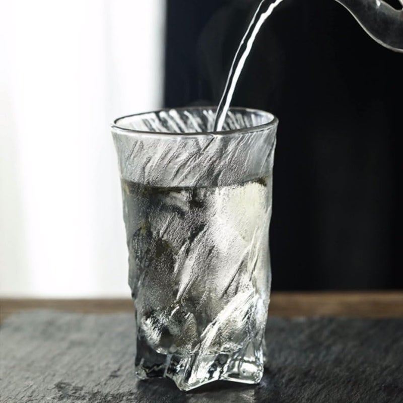 BLISS START Glassware WaterJuice Glass 4 Pieces Transparent 250 ml - Image 5