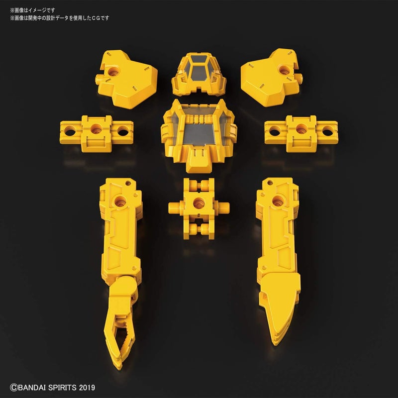 BANDAI SPIRITS بانداي هوبي - مهام لمدة 30 دقيقة - #15 درع العمليات الخاصة رابيوت (أصفر) طقم نموذج 30 مم - Image 3