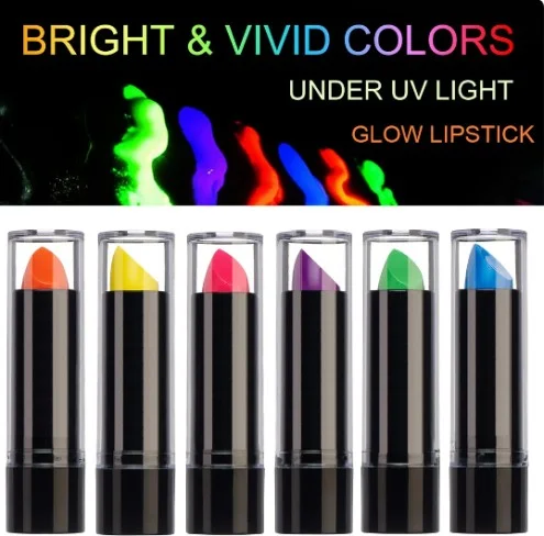 Ttt Glow in the Dark Neon Lipstick Set