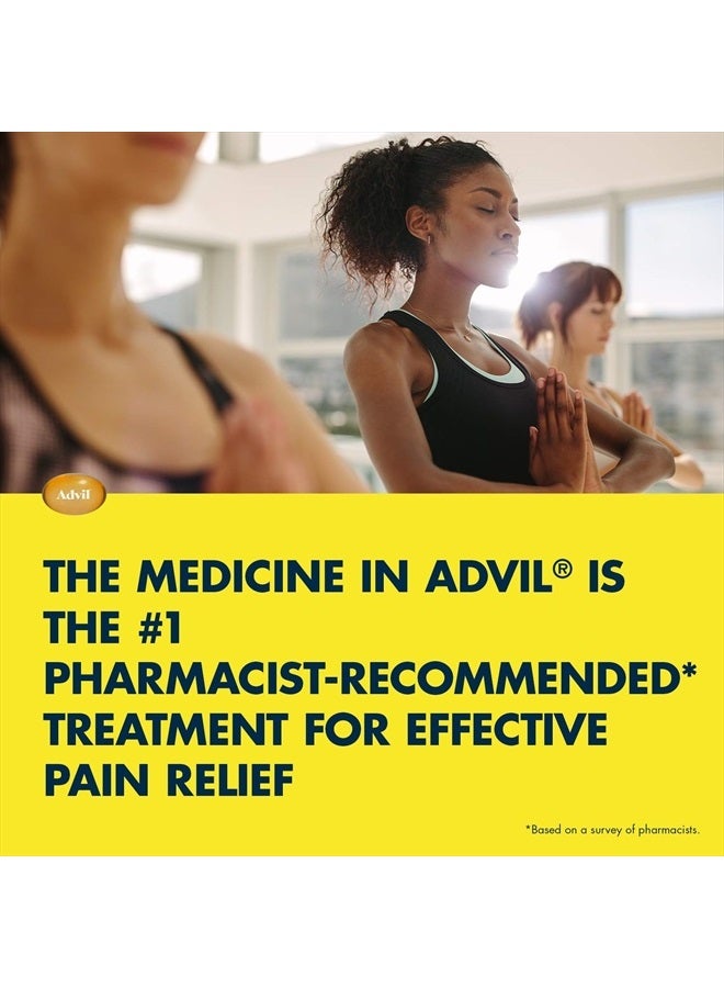 Advil كبسولات سائلة مملوءة بالصداع النصفي، بني، 20 عدداً - Image 2