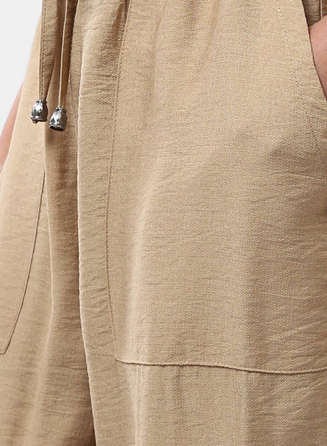 RAVIN Elastic Waist Textured Wide Pants - Image 5