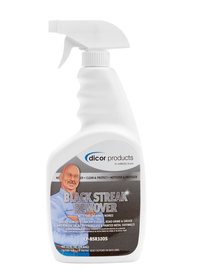 Dicor CP-BSR320S Black Streak Remover Cleaner Spray for RV Roofs and Exterior, White - Image 1