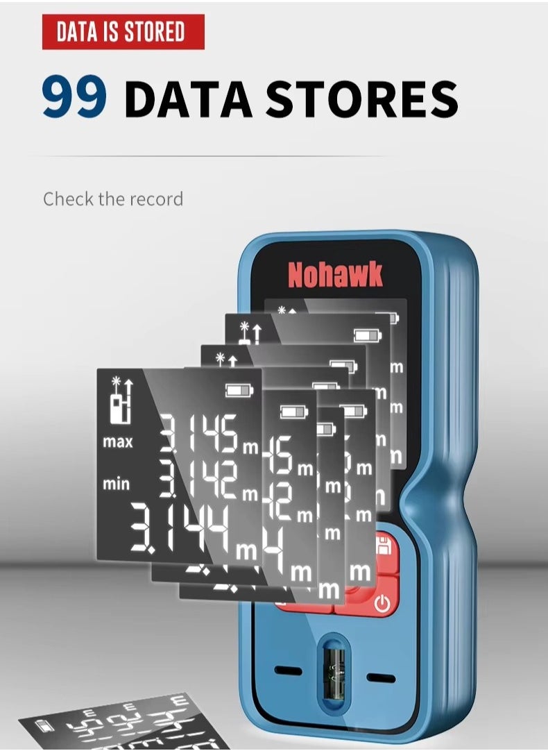 Nohawk N40 40m 80m 120m Portable Smart Handheld Distance Laser Rangefinder Laser Measuring Tape Distance Meter  - Image 3