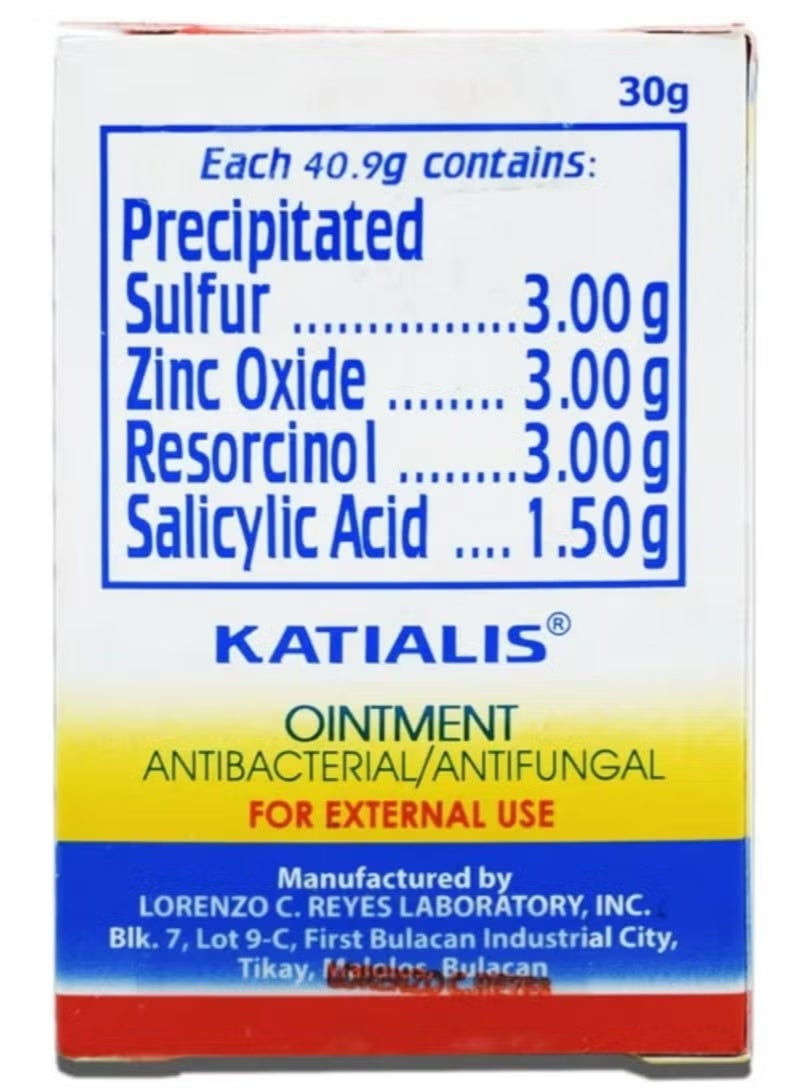 Katialis Antibacterial and Antifungal Ointment 30g - Image 2