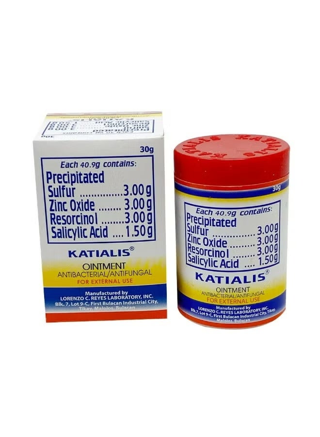 Katialis Antibacterial and Antifungal Ointment 30g - Image 1