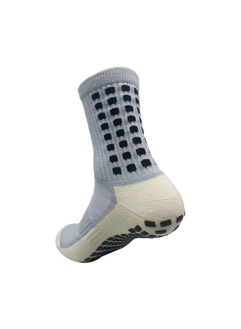 Loquat Anti Slip Mid Calf Sport Socks 