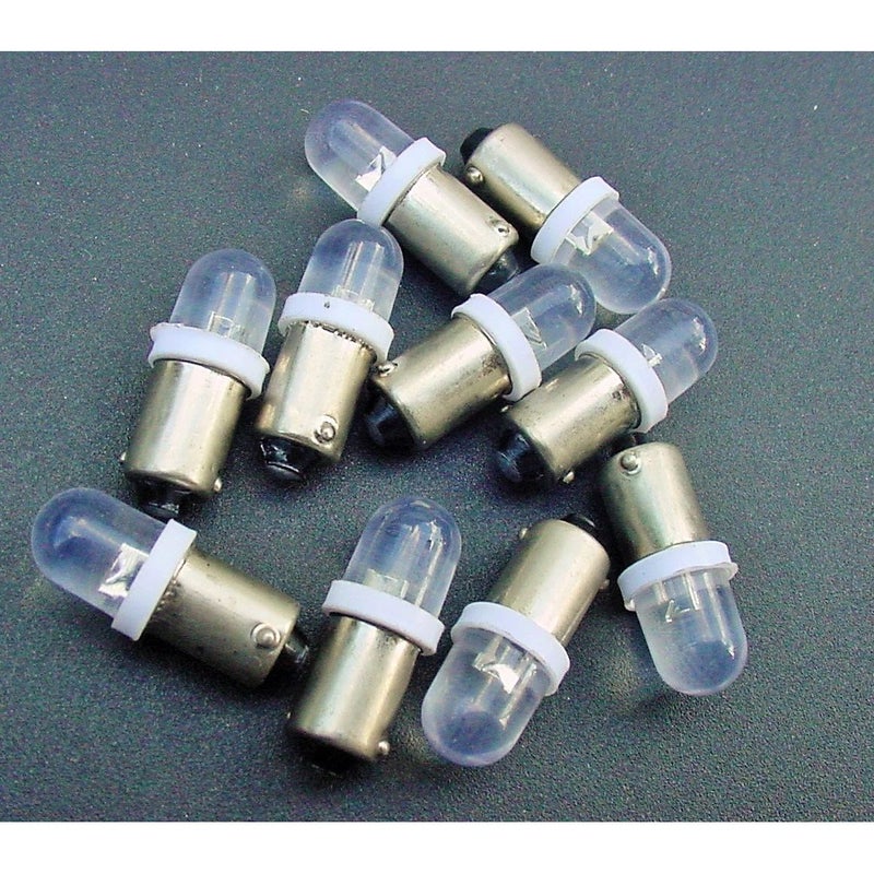 BA9S 20Pcs Car LED Lights Straw Hat 1LED Plug In Instrument Reading Door And Backup Lights - Image 3