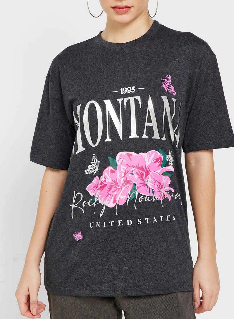 Ginger Oversized Graphic T-Shirt