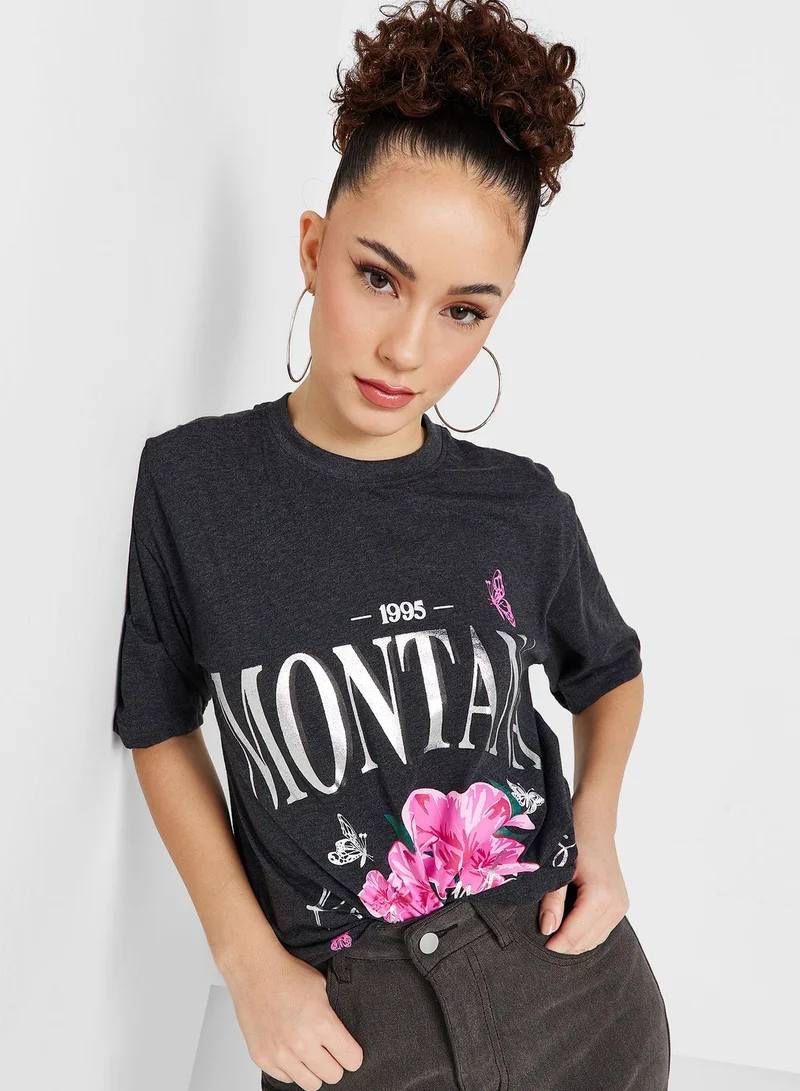 Ginger Oversized Graphic T-Shirt