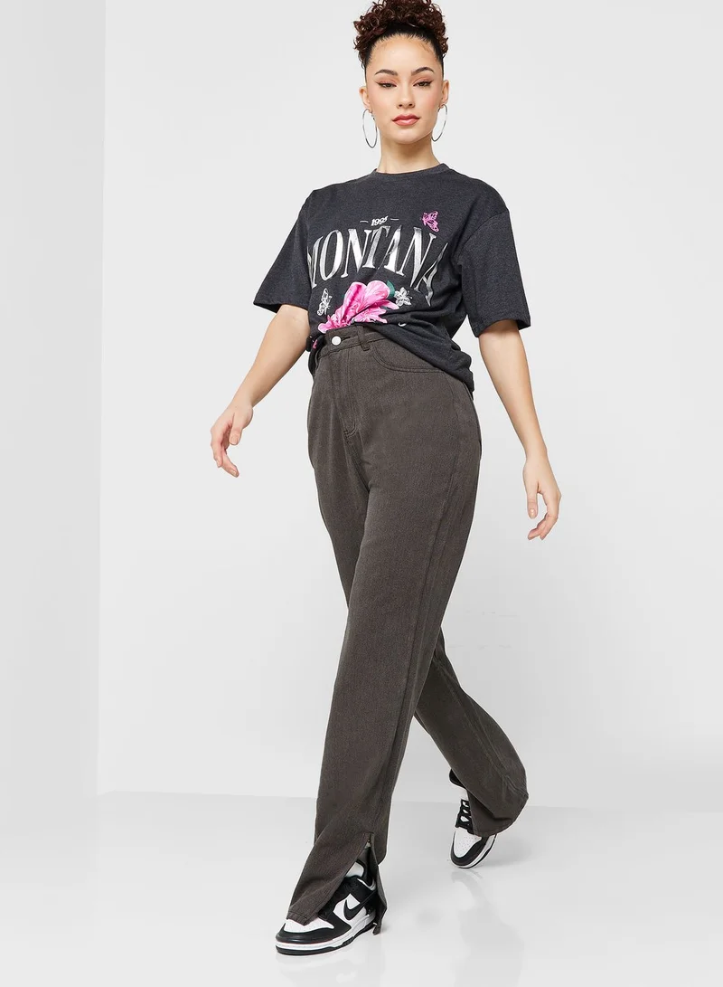 Ginger Oversized Graphic T-Shirt
