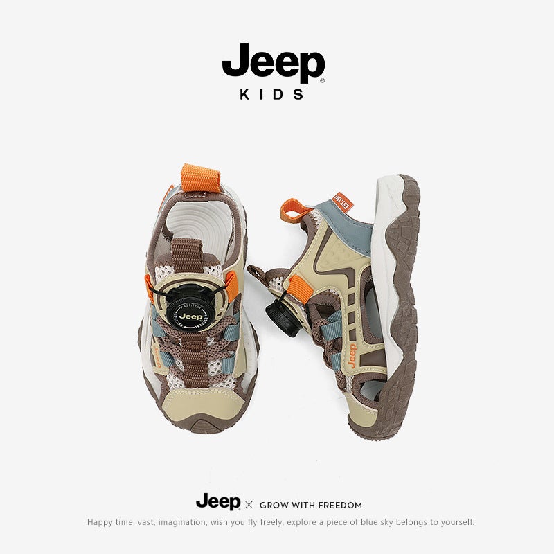 [Size 22-30] Jeep Kidsren'S Outdoor Sports Sandals Boys' Shoes Girls' Baby River Tracing Shoes - Image 3