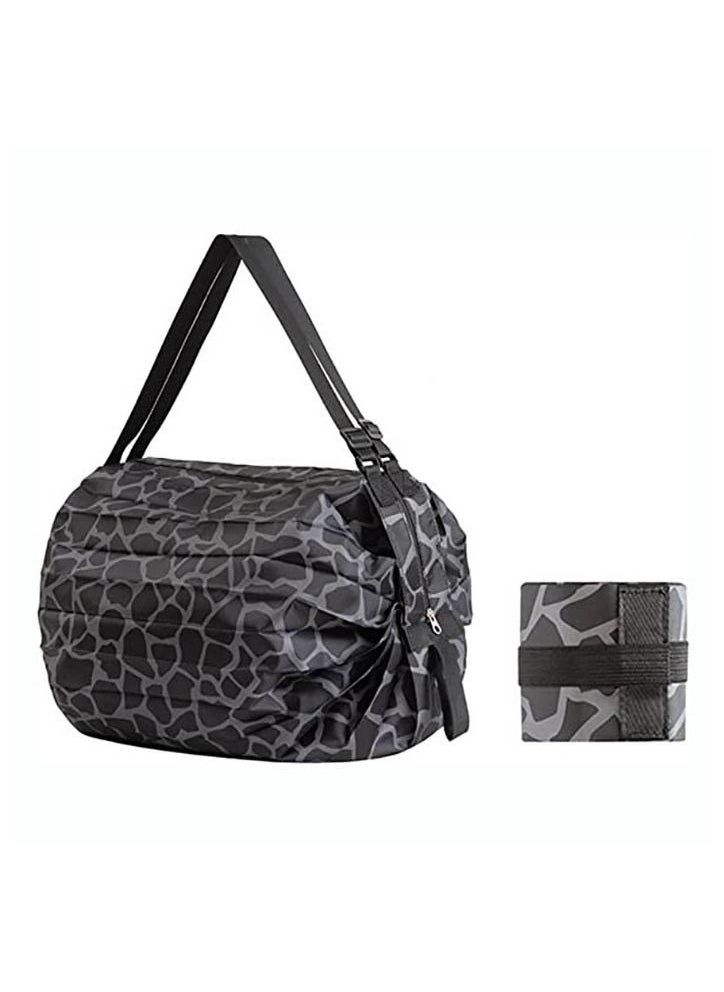 Generic - Reusable Foldable Shopping Bag Or Beach bag Or Reusable Folding Pouch Travel Bag, Waterproof Outdoor Large Capacity Portable Grocery Bag - Image 1