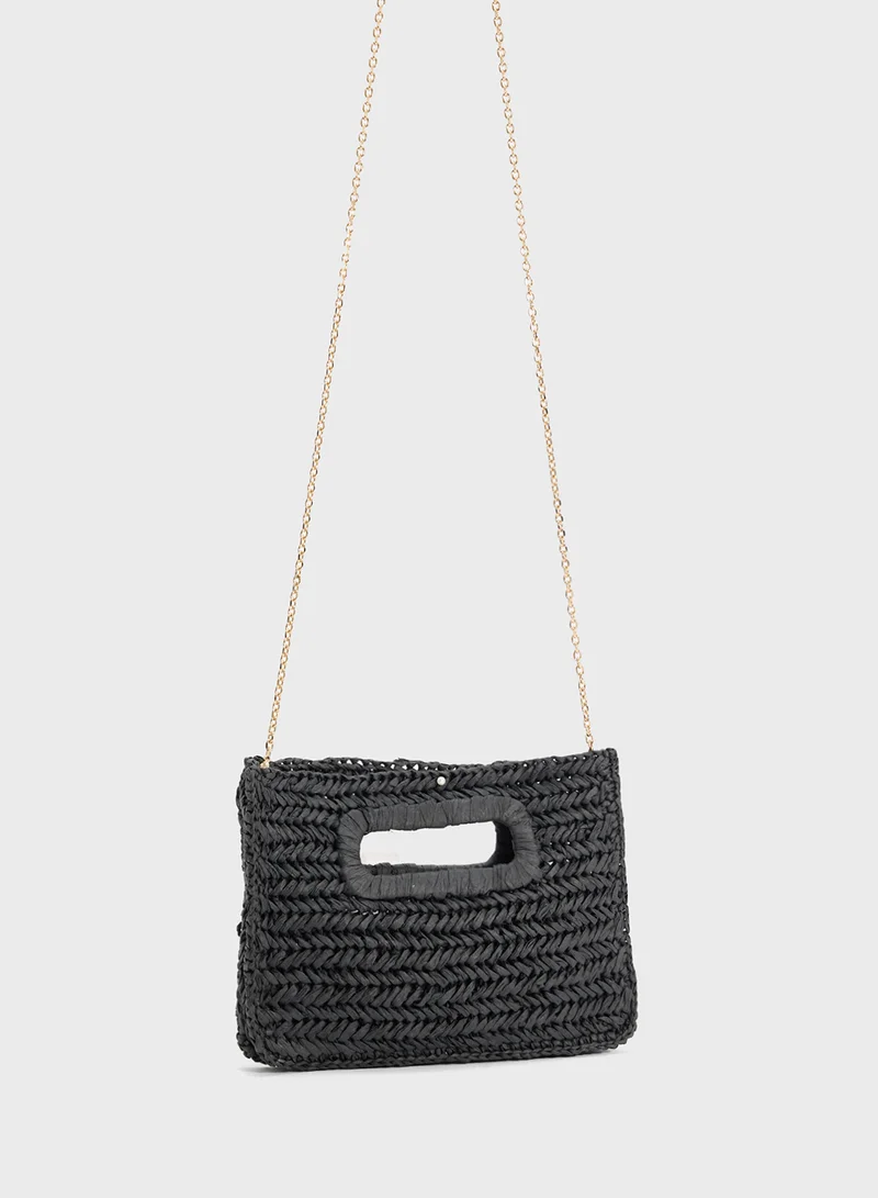 MANGO Natural Fibre Bag