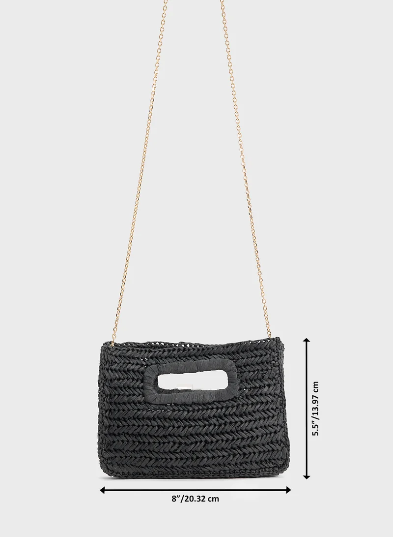MANGO Natural Fibre Bag