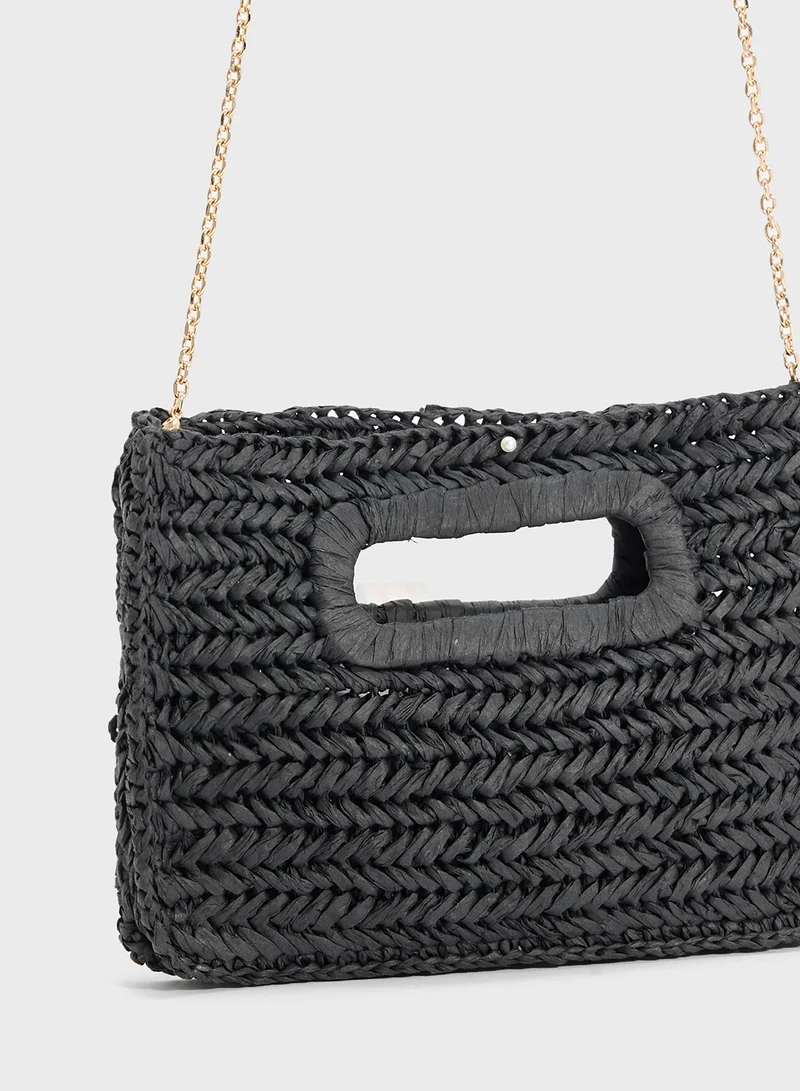 MANGO Natural Fibre Bag