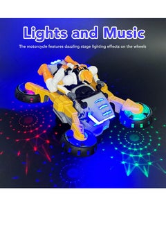 MUMS PLANET 360 Degree Stunt Motorcycle with Music and Light for Kids Ages 4, 5, 6, 7, 8 and Up - Kids Games - Moving Games - Development Games  - Image 5