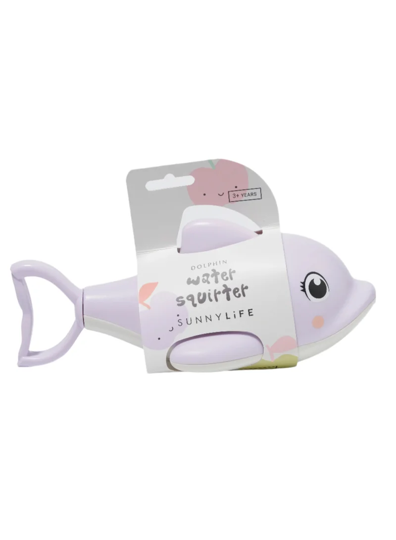 SUNNY LIFE Dolphin Water Squirter For Bath Time Or Swimming Pool Pastel Lilac