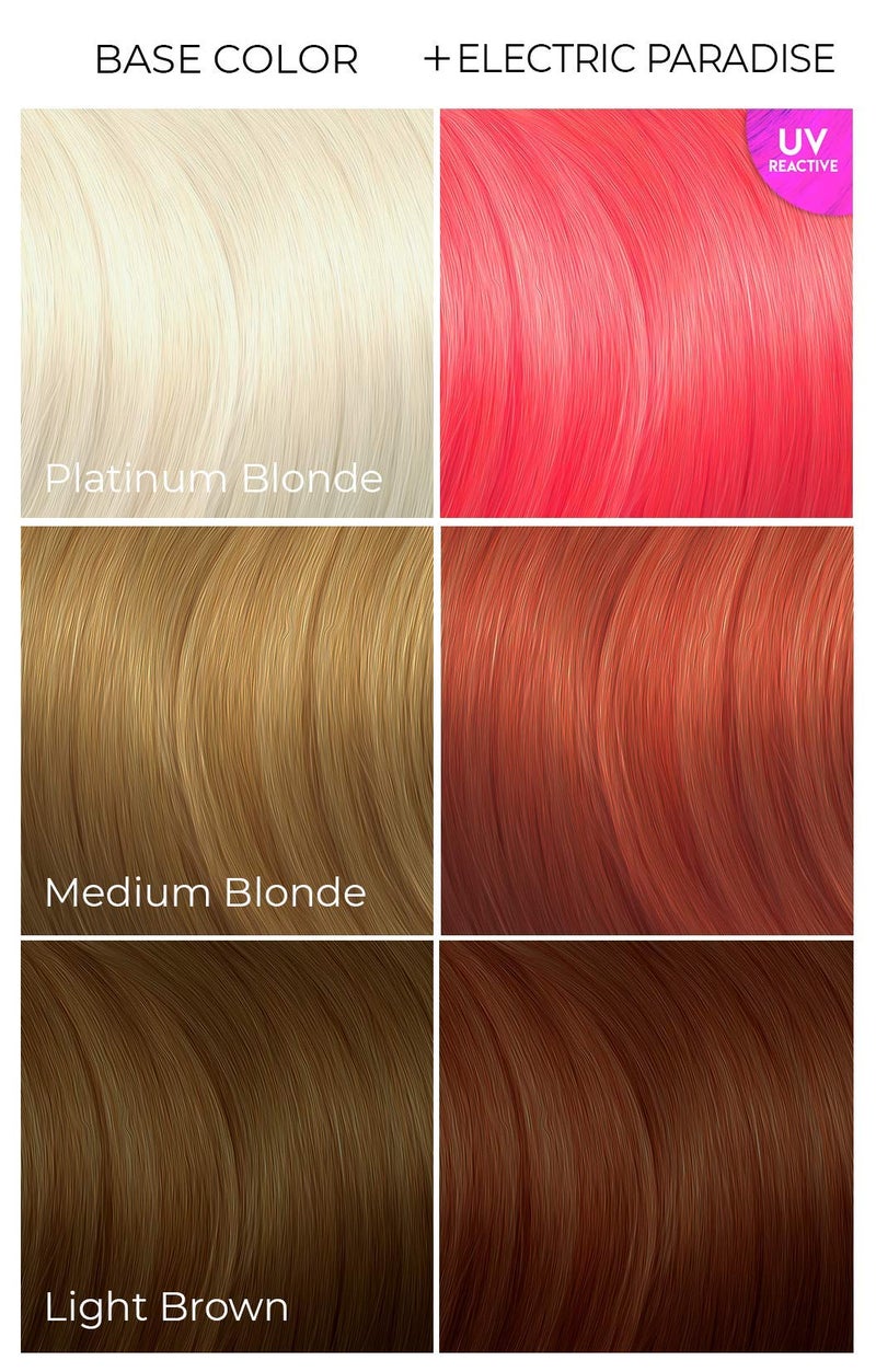 ARCTIC FOX Vegan and Cruelty-Free Semi-Permanent Hair Color Dye (8 Fl Oz, ELECTRIC PARADISE) - Image 4