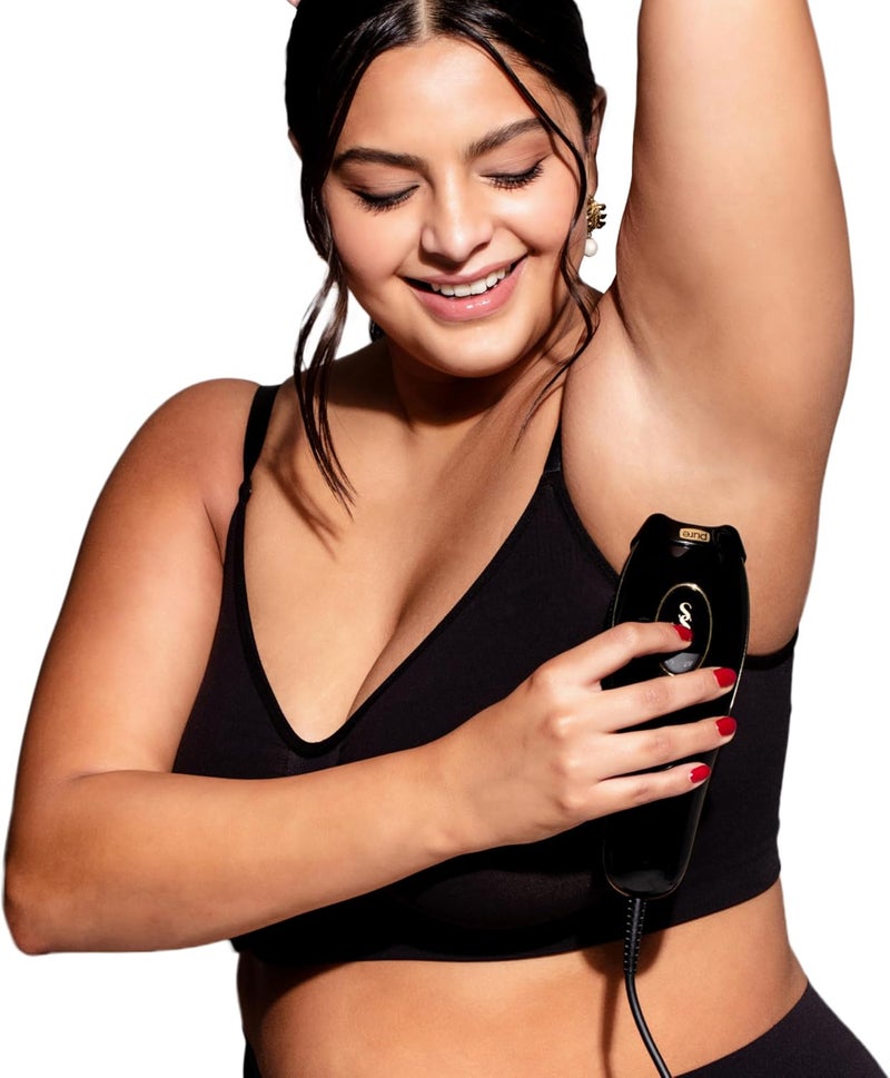 SMOOTHSKIN جهاز إزالة الشعر بالليزر Smoothskin Pure Fit IPL، للجسم والوجه، إزالة شعر طويلة الأمد من المنزل، بديل لليزر، مع رأس دقيق