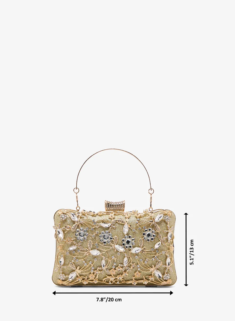 Ella Limited Edition  All Over Embellished Clutch Bag for Women | Best Price UAE