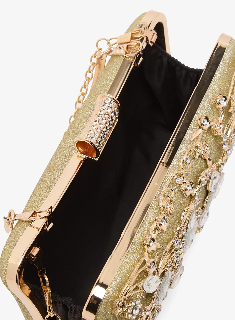 Ella Limited Edition  All Over Embellished Clutch Bag for Women | Best Price UAE