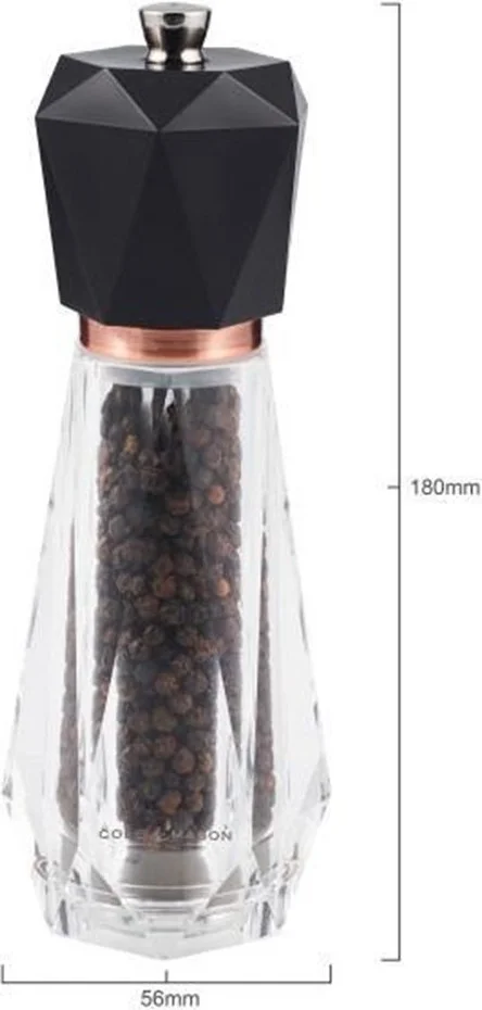 كول آند مايسون ​cole - Mason H321938 Somerton Antique Brass 180mm Salt-Pepper Mill Set