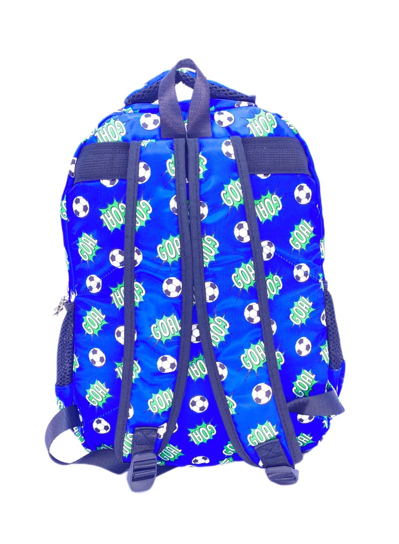 i-kola School backpack with premium Lightweight Football backpacks with favorite personalized trending characters bookbags which includes Lunch bag and pencil Case school bag For boys (16Inches) - Image 4