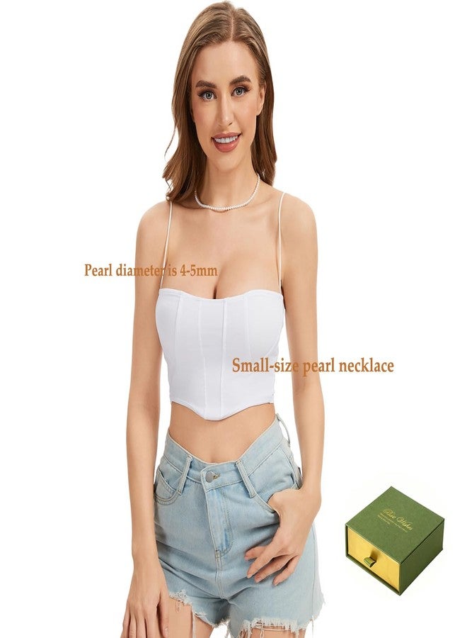 كي-اليوون قلادة كي-إليون من اللؤلؤ الطبيعي للنساء، هدية للزوجة، هدية زفاف، هدية عيد ميلاد، هدية ذكرى زواج، هدية عيد الأم، هدية للأم، هدية عيد الحب، هدية للصديقة، هدية عيد الميلاد CH06-01 - Image 3