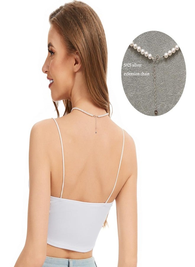 كي-اليوون قلادة كي-إليون من اللؤلؤ الطبيعي للنساء، هدية للزوجة، هدية زفاف، هدية عيد ميلاد، هدية ذكرى زواج، هدية عيد الأم، هدية للأم، هدية عيد الحب، هدية للصديقة، هدية عيد الميلاد CH06-01 - Image 4