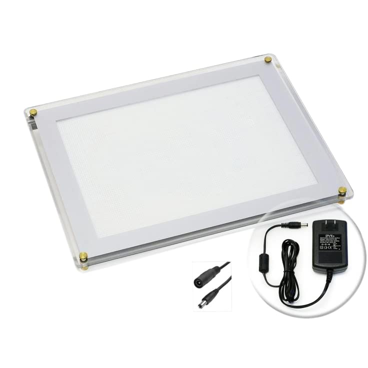 لوحة تتبع مضاءة LED بحجم A4 مع لوحة رسم ذات تحكم في السطوع