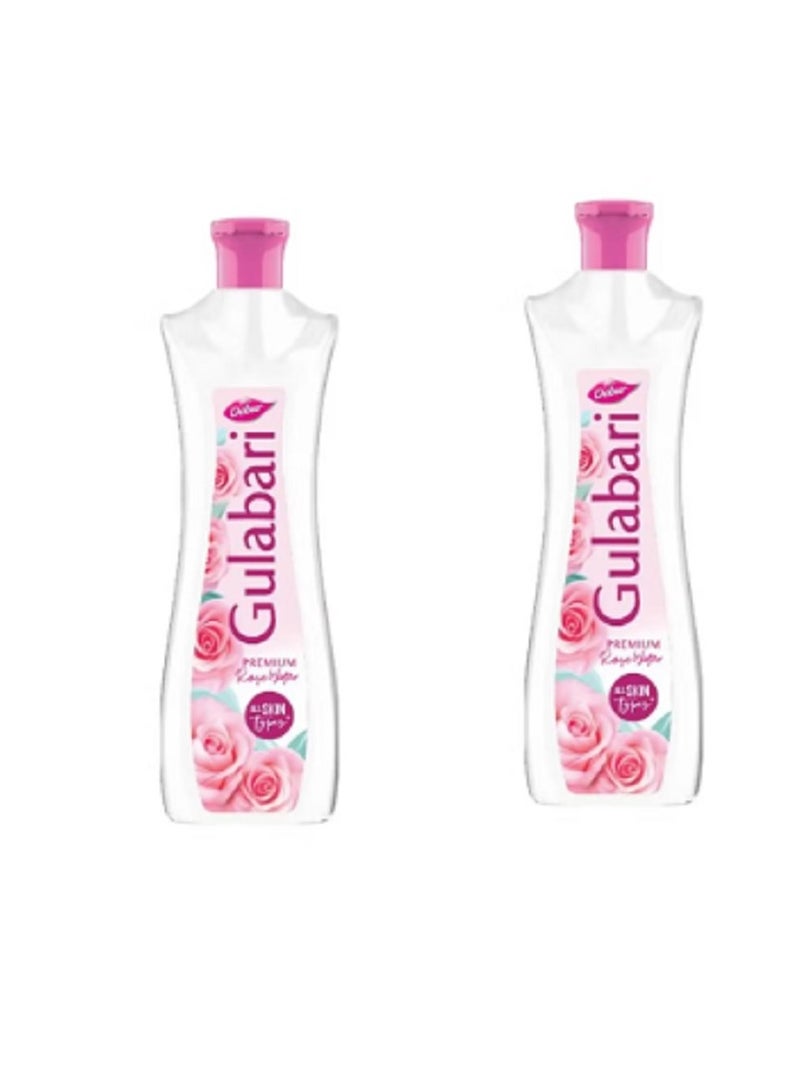 Dabur Gulabari Premium Rose Water 120ml 2Pcs - Image 1