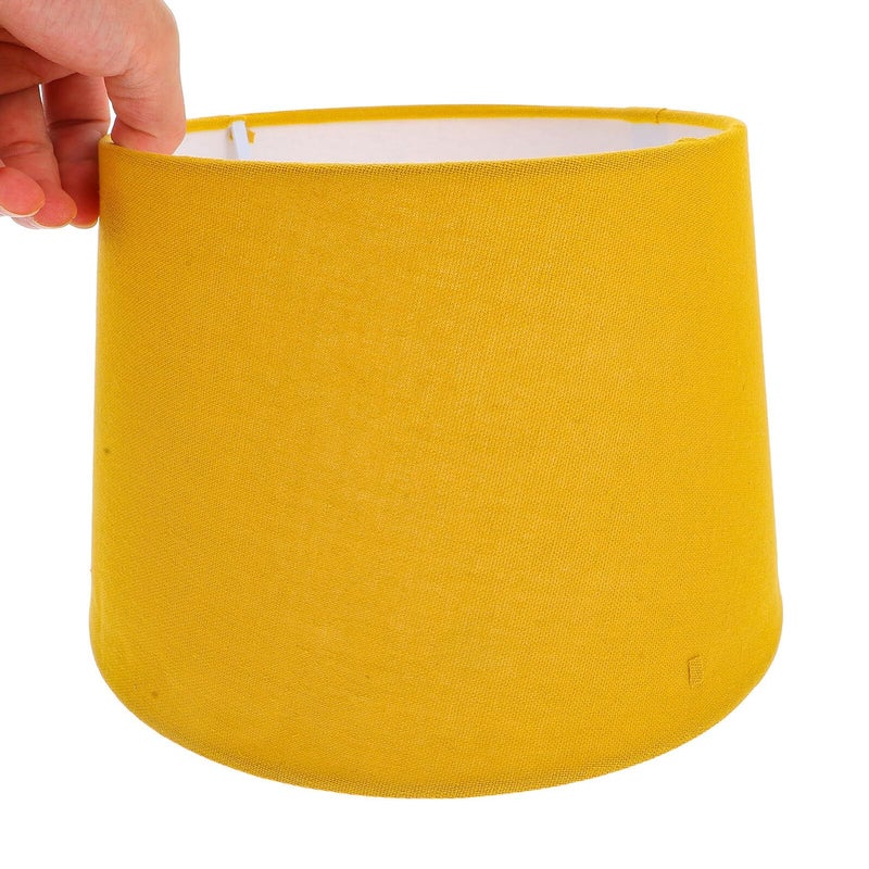 Vintage Fabric Lampshade For Table Floor Lamp With Metal Frame Adjustable Cloth Light Cover - Image 4