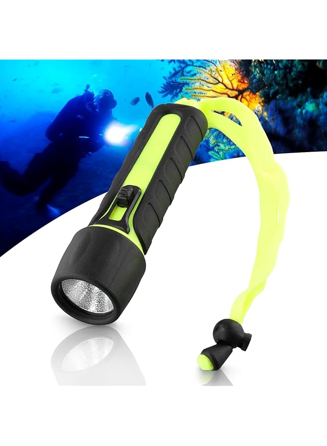 promass Scuba Diving Light, Super Bright 8000LM LED Scuba Diving Flashlight Waterproof Underwater Torch Light Lamp 50M Effective Range for Camping Hiking Boating