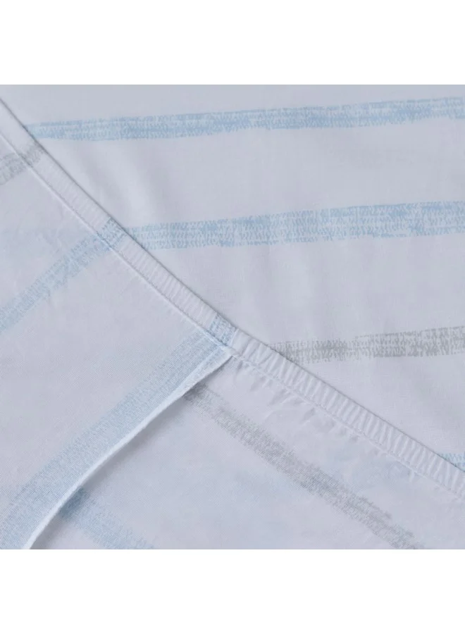 Home Box Aurora Jason Printed Cotton Queen Fitted Sheet 200 x 33 x 150 cm