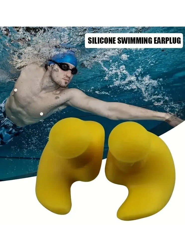 Goolsky 2pcs Silicone Spiral Earplugs for Swimming - Reusable, Waterproof Nose & Ear Protection Set with Storage Box, No Battery Needed, Ideal for Home Use - Image 5