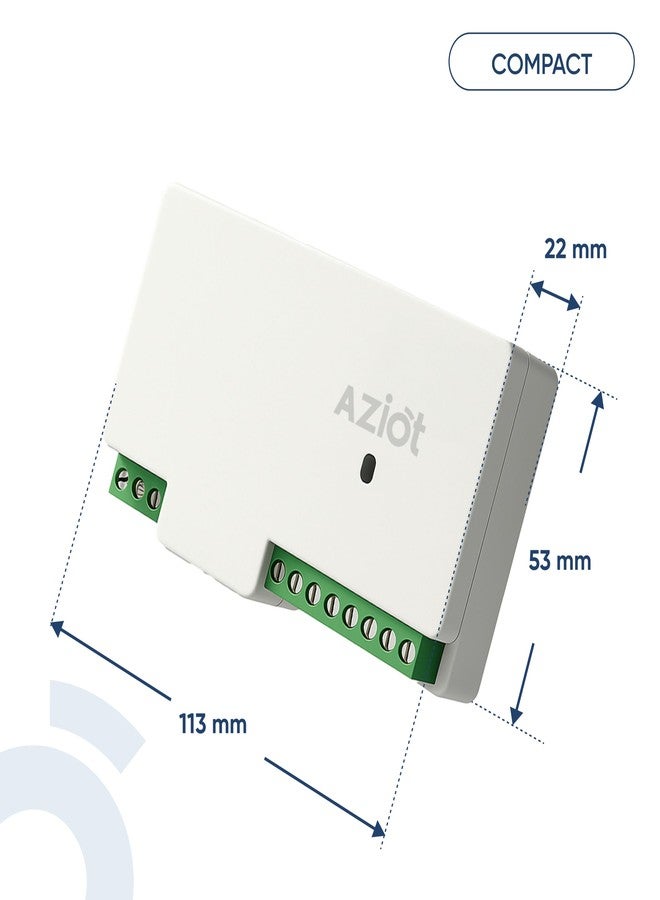 AZIOT 7 Node IO 1 Way Smart Toggle Switch,6 Normal Loads + 1 x 16A Heavy Load,WiFi + Bluetooth,Dual Power Input (Inverter & Raw),Timer Function,Voice Control with Alexa & Google,Made in India - Image 5