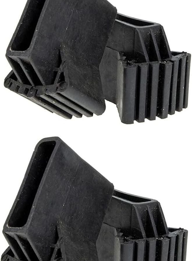 4 Pcs Heavy Duty Rubber Ladder Feet Covers Leg Mats For Construction Home Office - Image 2