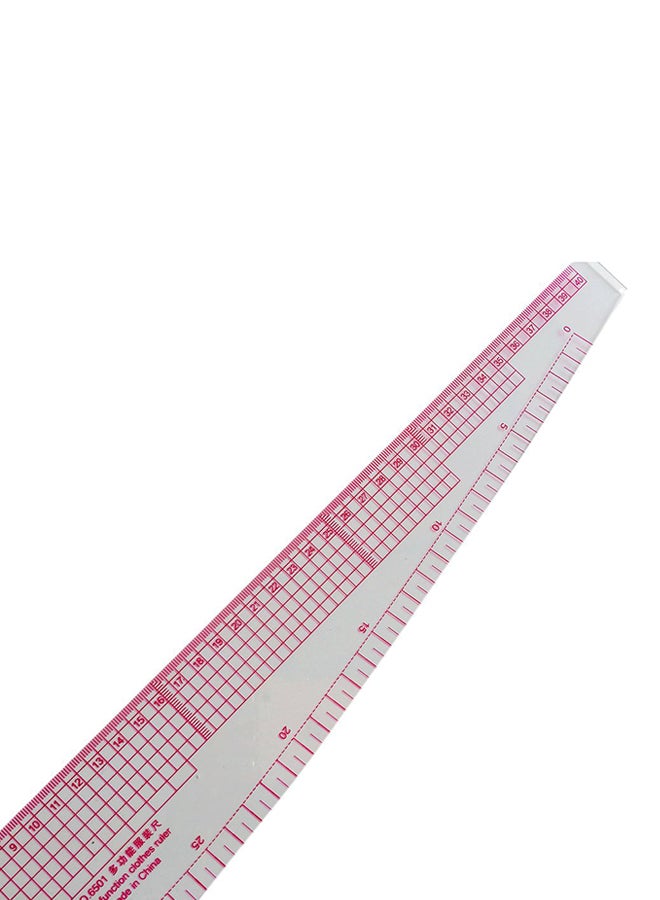 Sewing French Curve Ruler White/Pink - Image 2