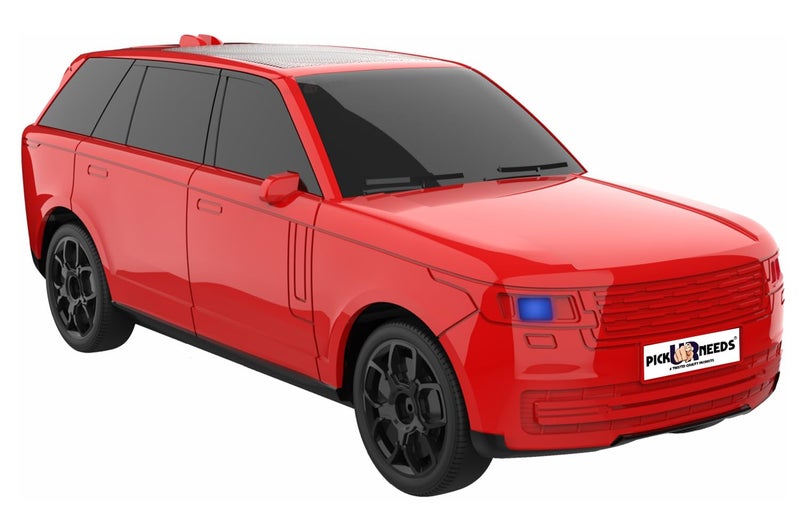 Pick Ur Needs Car Design Wireless Speaker USB/TF Card/FM Support RGB Light 1200mAh Battery 10 W Car Toy Design Bluetooth Speaker (Red) - Image 1