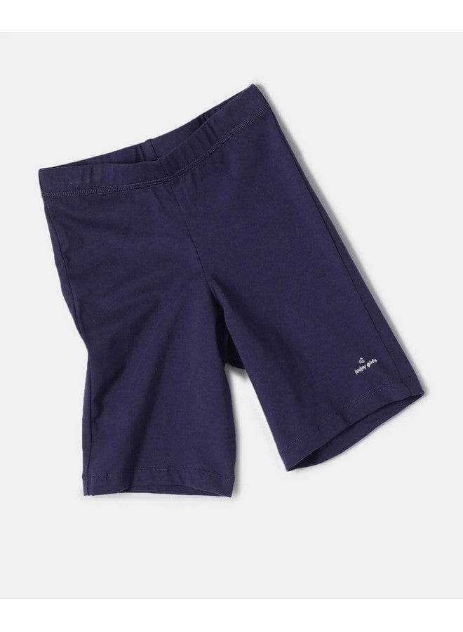 JOCKEY Jockey Girls cotton Knicker Pants (Pack of 1) (SG03_Classic Navy_8_Classic Navy_7 Years - 8 Years)  - Image 2