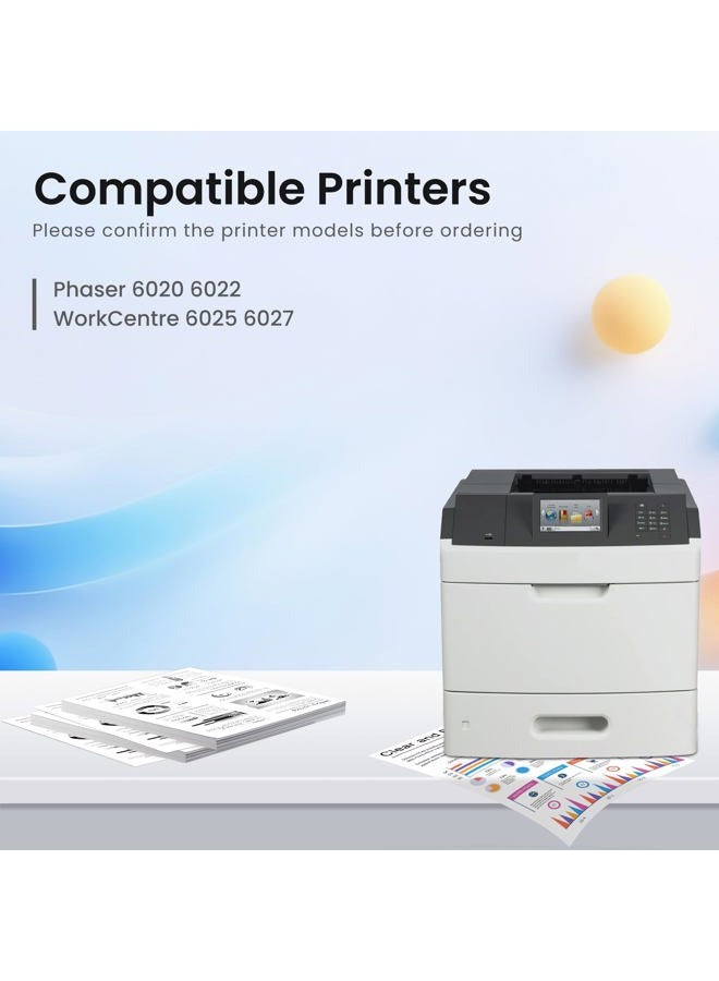 GREENBOX Remanufactured Xerox WorkCentre 6027 6025 Phaser 6022 6020 Toner Cartridge Replacement (1 Black 106R02759 1 Cyan 106R02756 1 Magenta 106R02757 1 Yellow 106R02758) - Image 2