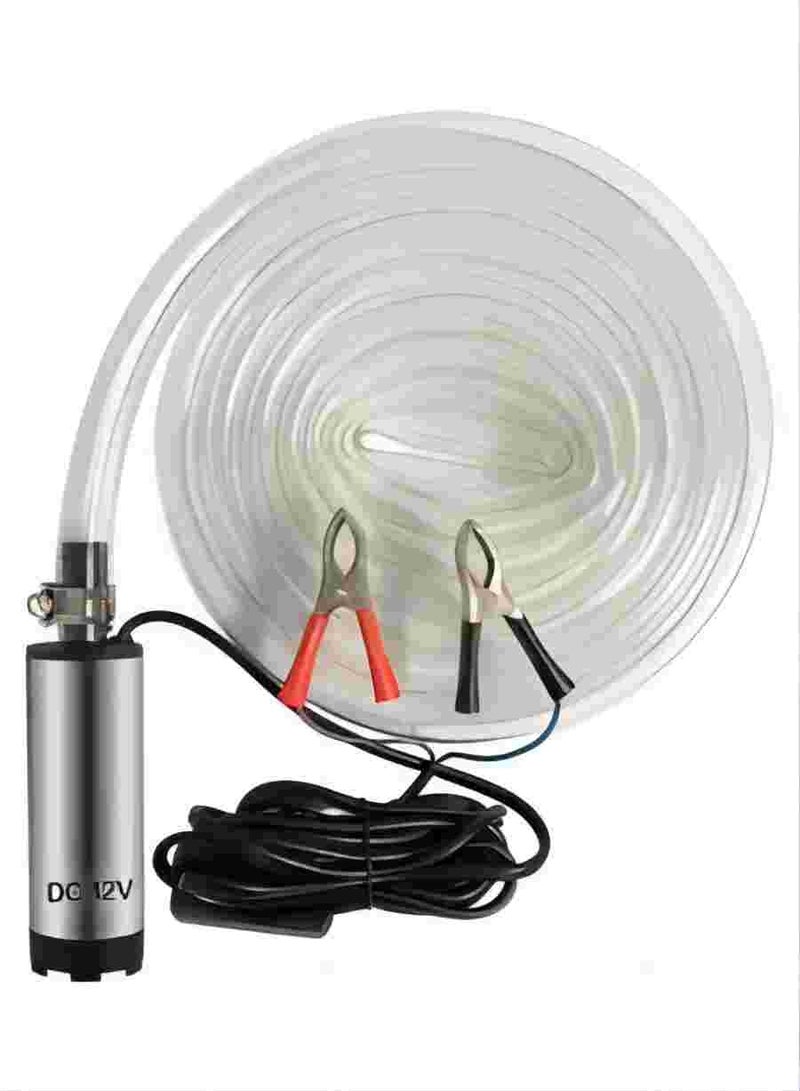 Generic DC 12V Electric Submersible Pump Stainless Steel Submersible Pump for Water Diesel Oil Voltage:12V - Image 1