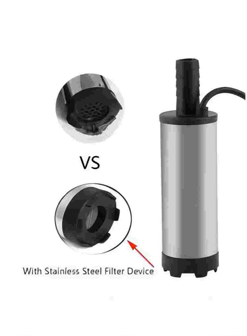 Generic DC 12V Electric Submersible Pump Stainless Steel Submersible Pump for Water Diesel Oil Voltage:12V - Image 4