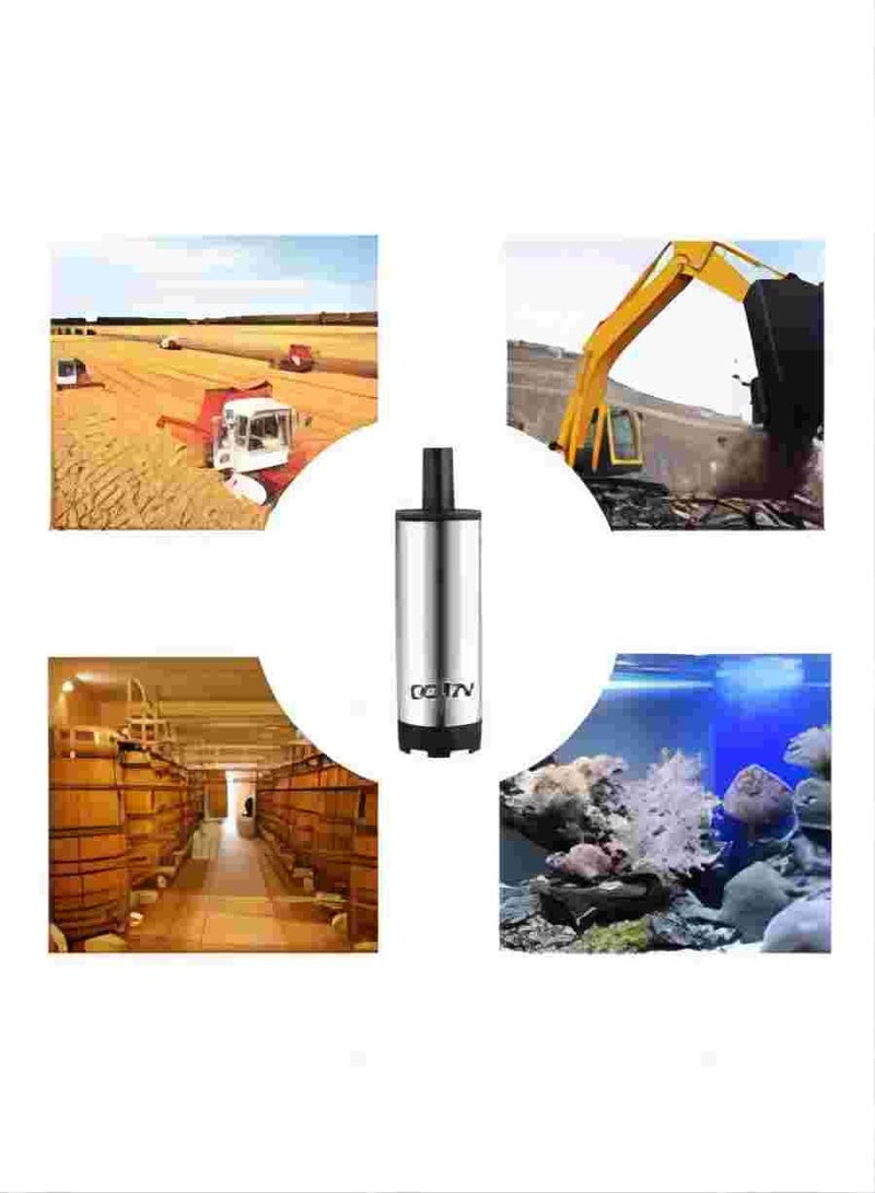 Generic DC 12V Electric Submersible Pump Stainless Steel Submersible Pump for Water Diesel Oil Voltage:12V - Image 5